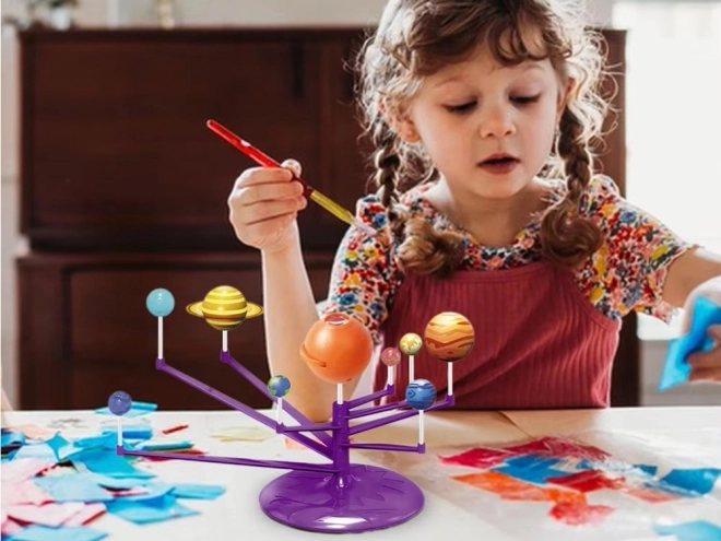 Educatieve set 2 in 1 Zonnestelsel met projector