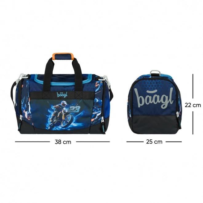 BAAGL Kinder sporttas Motorfiets