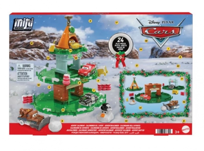 Adventskalender Cars Disney Pixar Micro auto's
