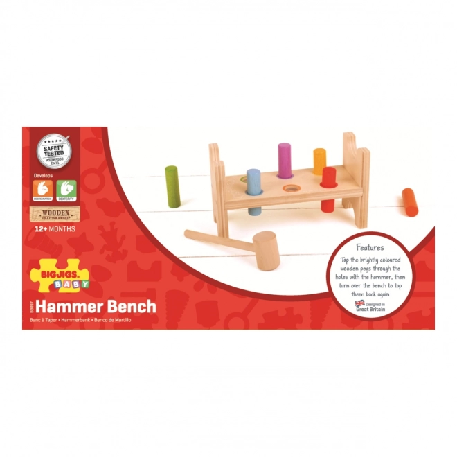 Bigjigs Baby Houten Hamerspel