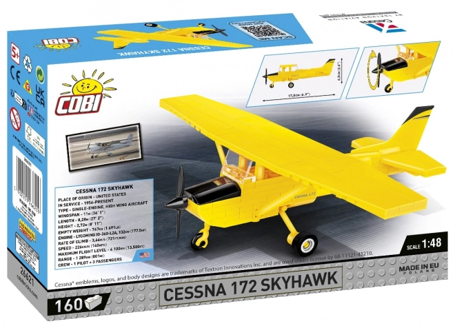 Cessna 172 Skyhawk bouwpakket geel
