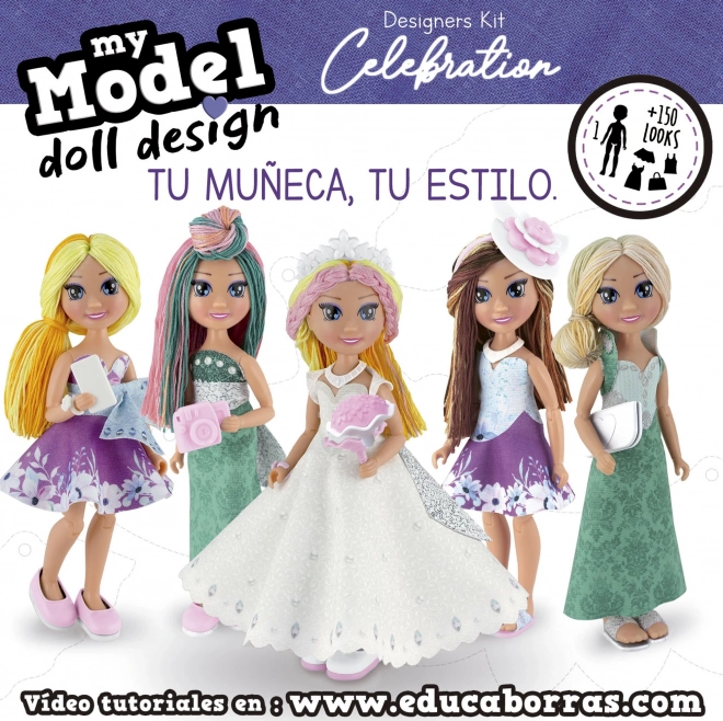 EDUCA Creatieve set Mijn Model Popontwerp: Feest