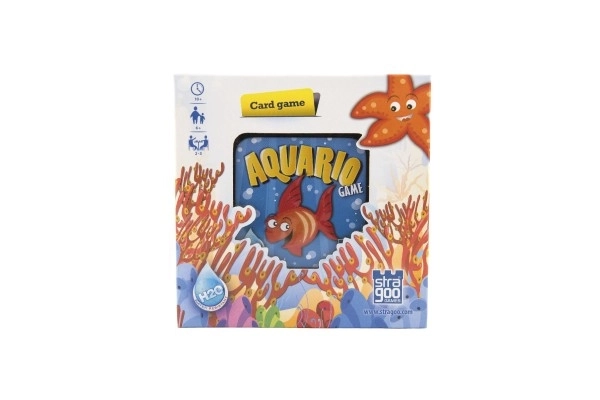 Aquario gezelschapsspel in een blikjesdoos 13x13x7,5cm