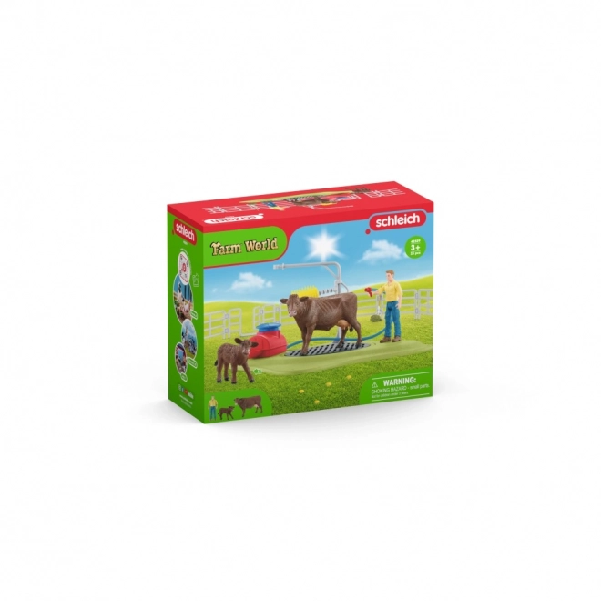 Wasstation voor koeien Schleich FARM WORLD