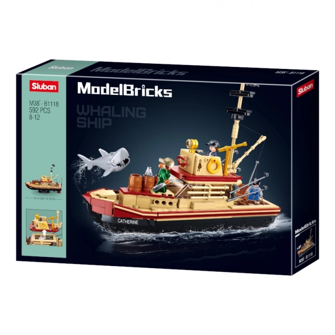 Sluban ModelBricks M38-B1118 Vissersboot Catherine