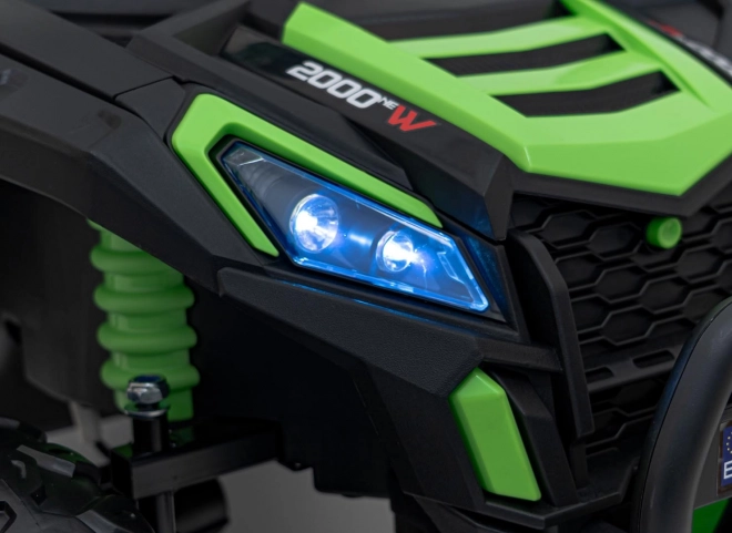 Elektrische kinderauto Buggy UTV 2000M Racing Groen