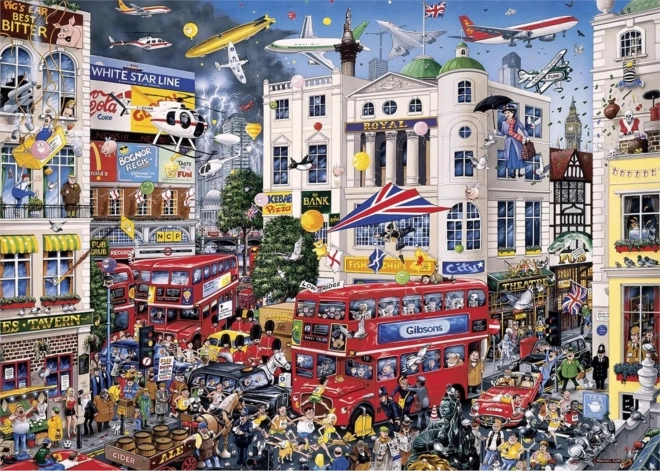GIBSONS Puzzel Ik hou van Londen 1000 stukjes
