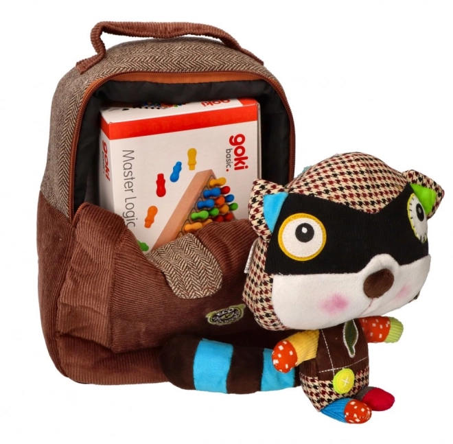 Kinder rugzak EcoSnoopers met wasbeer