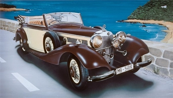 Modelauto Mercedes-Benz 540K van Italeri
