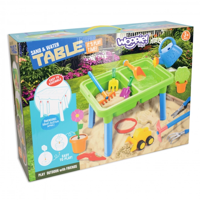 Tafel voor water en zand met accessoires van WOOPIE