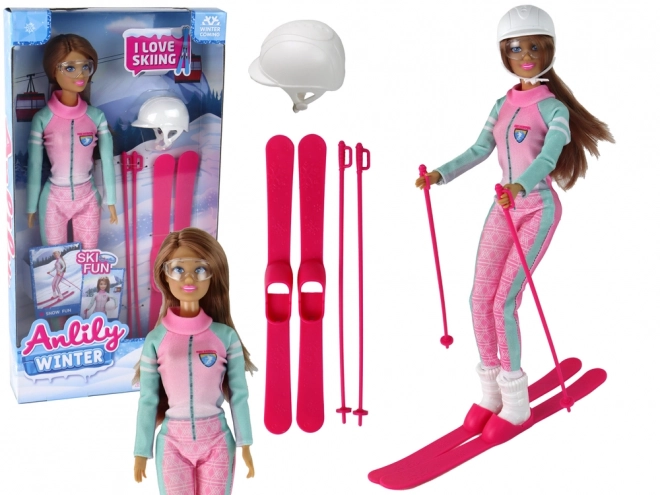 Pop Anlily Skister met Skiset