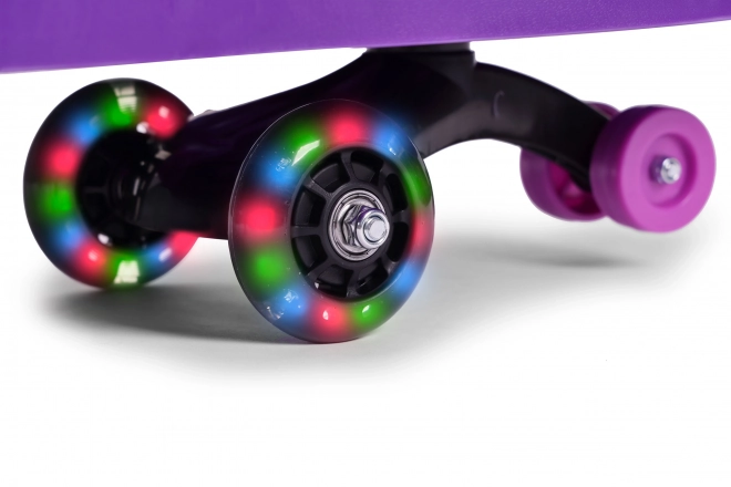 Rijdende autootje met LED-wielen paars ECOTOYS