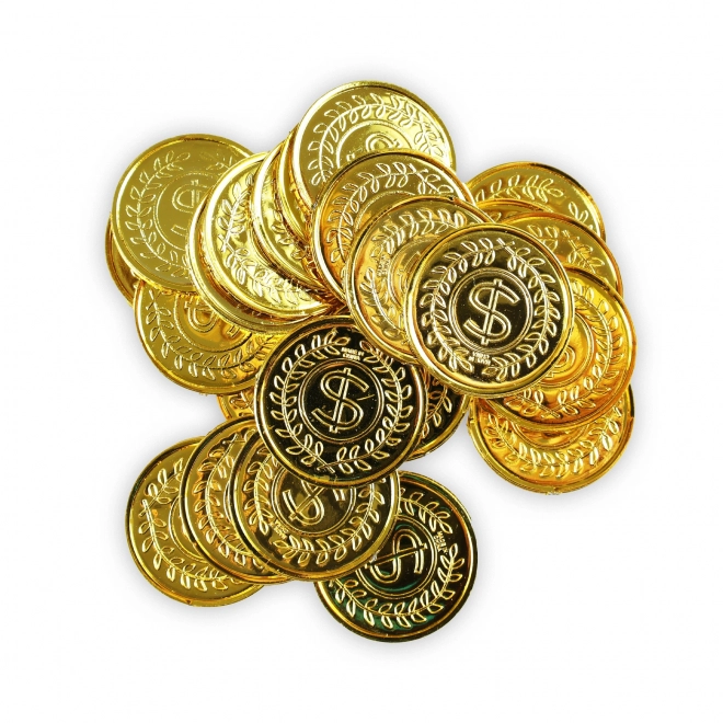 Gouden munten in zakje