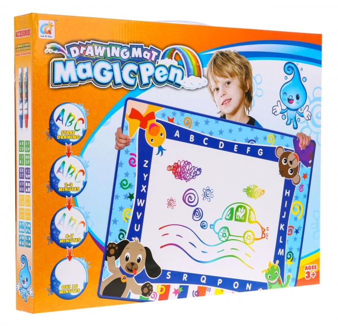 Watertekenmat met accessoires voor kinderen 3+