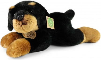 pluchen rottweiler hond liggend 30 cm eco-friendly