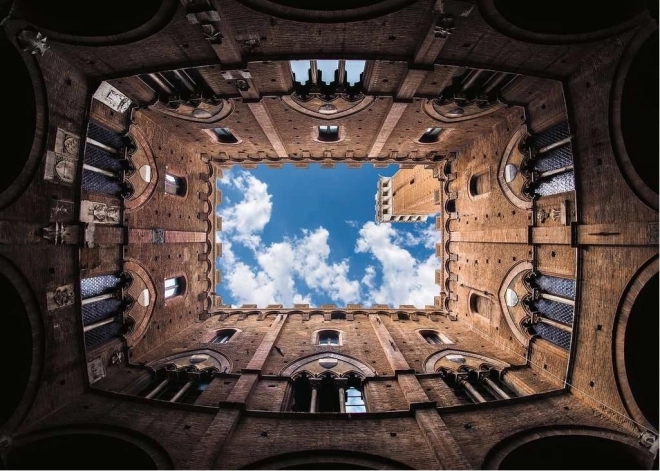 Puzzel Ravensburger 1000 stukjes Palazzo Pubblico, Italië