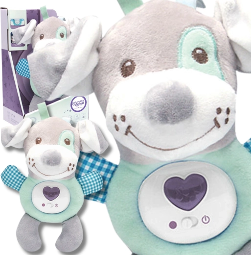 Woopie Interactieve Pluchen Hond met Kalmerende Geluiden en Licht
