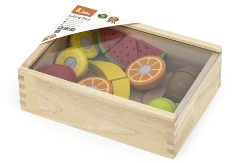 Houten fruit om te snijden