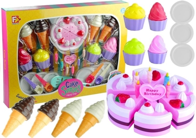 Grote verjaardagstaartset voor feestjes