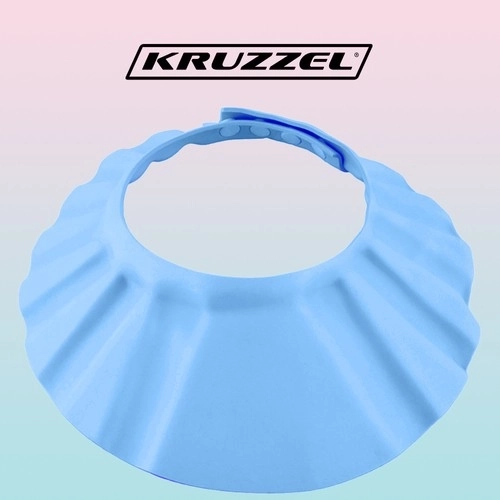 Blauwe kinder badkap
