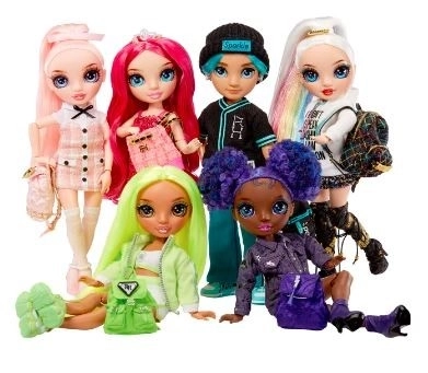 Pop Holly De Vious uit de speciale editie Rainbow High Jr. High