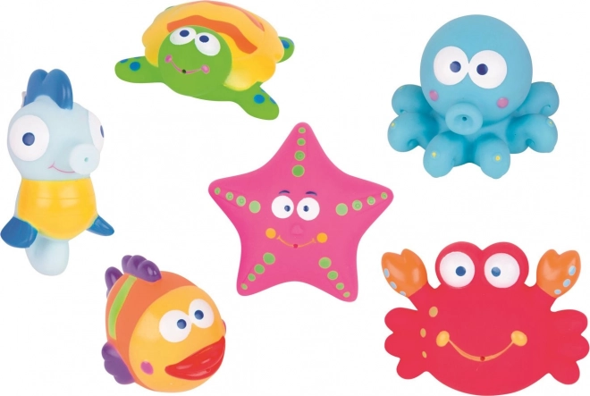 Speelgoedfiguren voor in bad Zee Dieren
