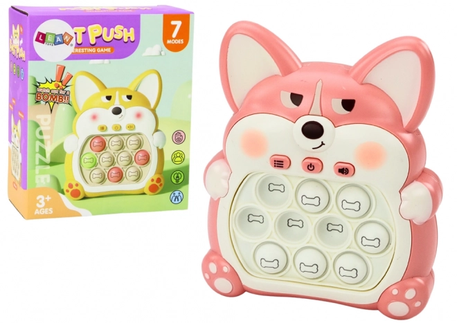 Arcadespel Pop-It Vos op console 7 speelmodi Roze kleur