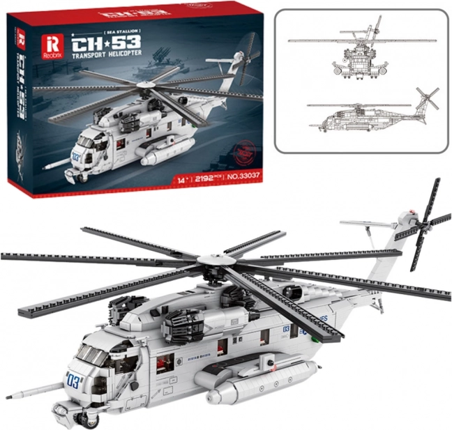 Bouwset transporthelikopter CH-53 – 2192 stukjes
