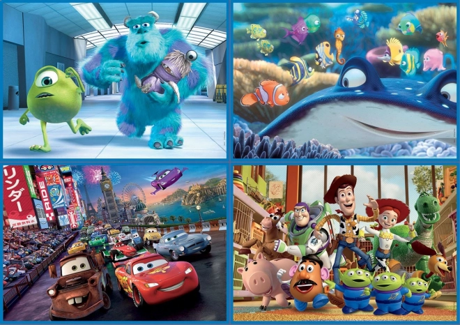 EDUCA Puzzel Disney Pixar Mix 4v1 (50,80,100,150 stukjes)