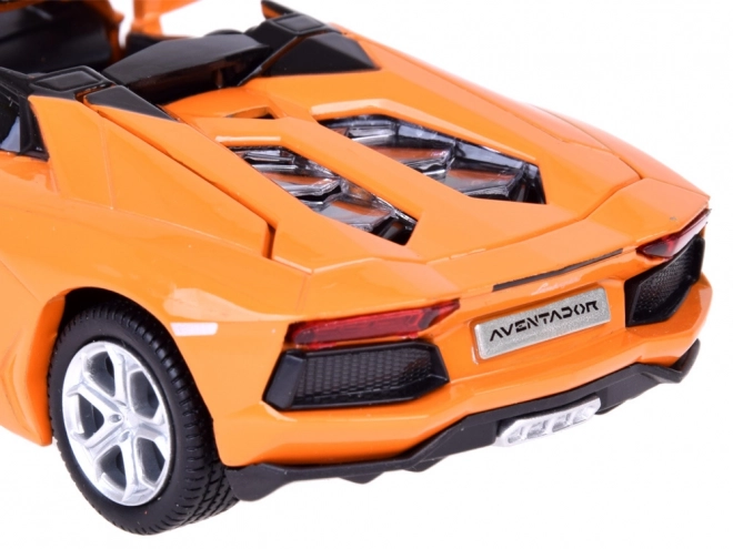 Metaal modelauto Lamborghini Aventador Roadster 1:32 interactief