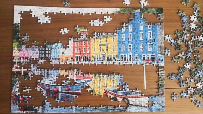 Puzzel Tobermory, Schotland 1000 stukjes