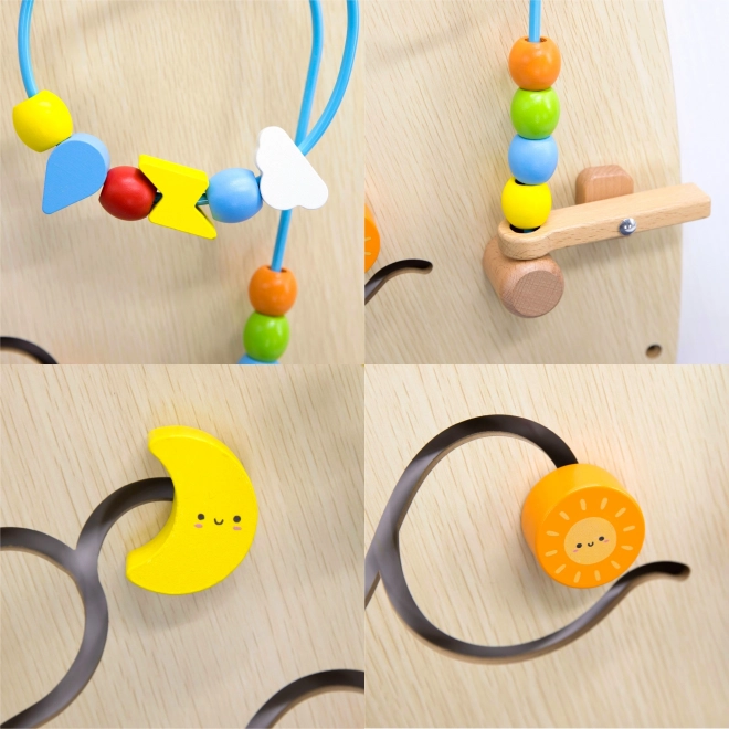 VIGA wandmanipulatiebord Luk Montessori