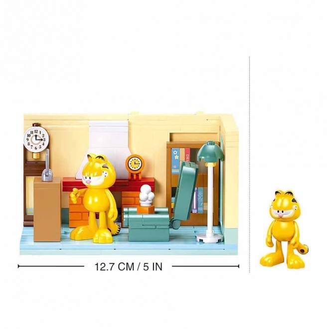 Sluban bouwset Garfield in de woonkamer