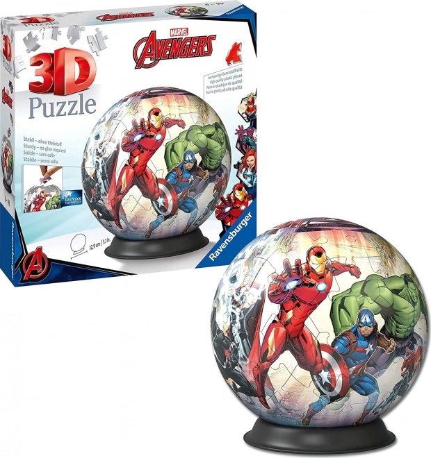 Puzzel-Bal Marvel: Avengers 72 stukjes