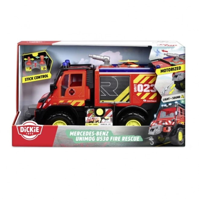 Brandweerauto Mercedes-Benz Unimog U530 met effecten
