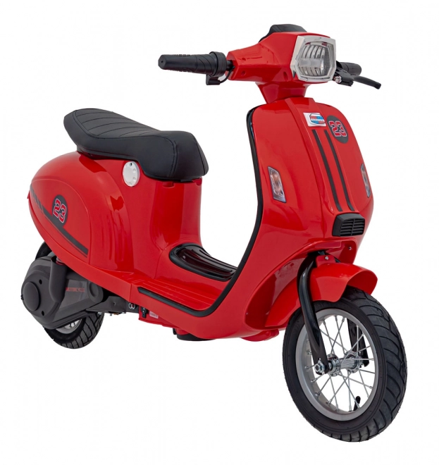 Elektrische kinderscooter Retro Rood 23