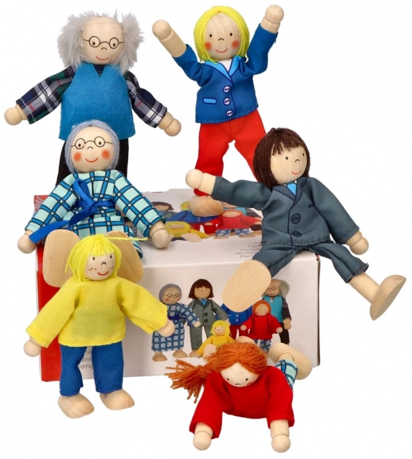 GOKI Familie - houten poppenhuisjes