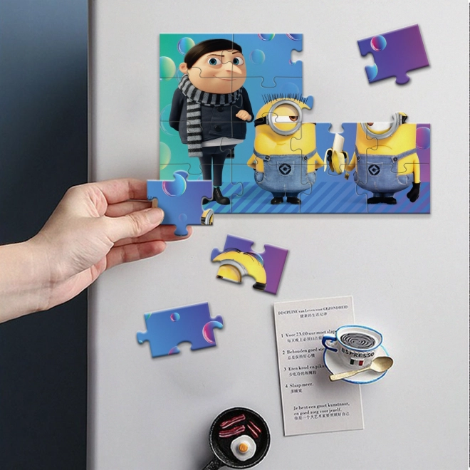 Magnetische puzzel Minions Kleine Gru