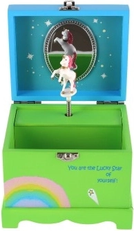 Draaiende eenhoorn met melodie