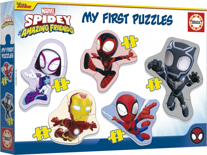 Educa baby puzzel Spidey en zijn geweldige vrienden 5-in-1 (3–5 stukjes)