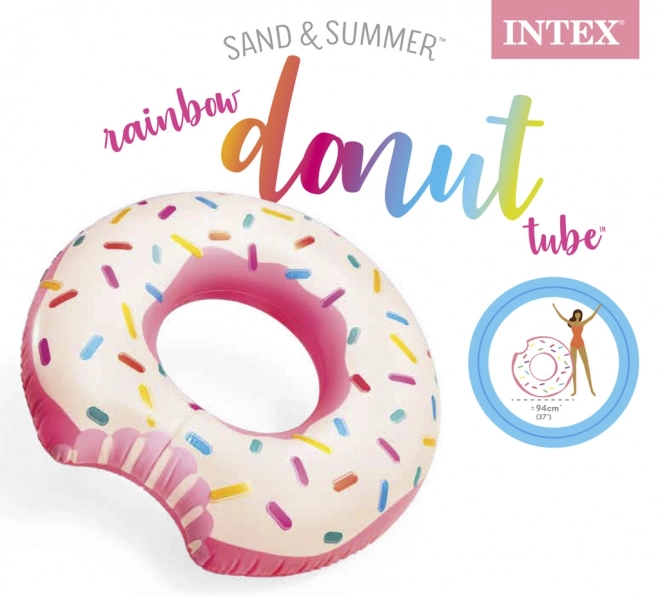 Opblaasbare donut in de vorm van een brood 1,07m x 99cm