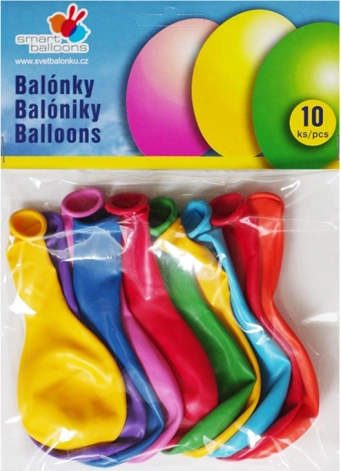 Pastelkleurige opblaasballonnen 26 cm – set van 10 stuks
