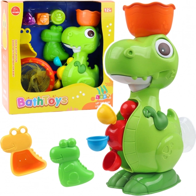 Set van badspeeltjes Dino met molentje