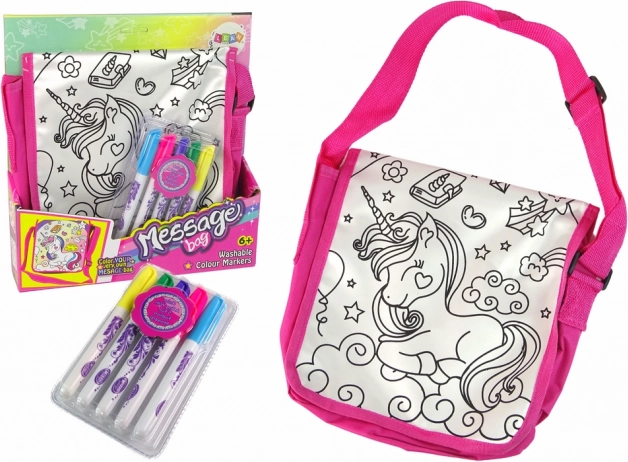 Creatieve set – kleur je eigen handtas met een eenhoorn DIY