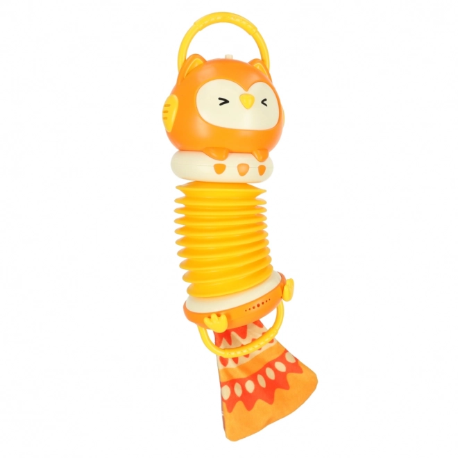 Oranje kinderaccordeon Uil