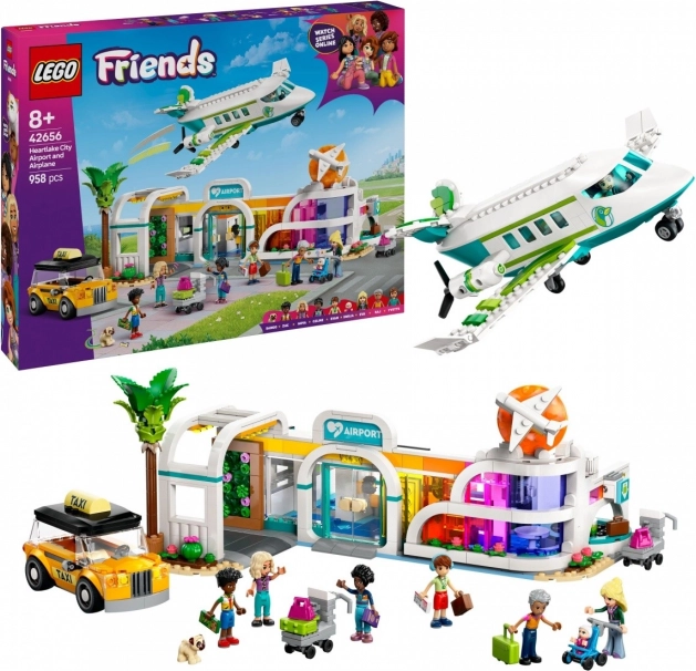 LEGO Friends 42656 Vliegtuig en luchthaven in Heartlake City