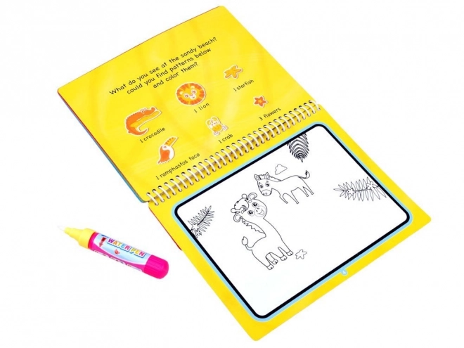 Waterkleurboek met dieren