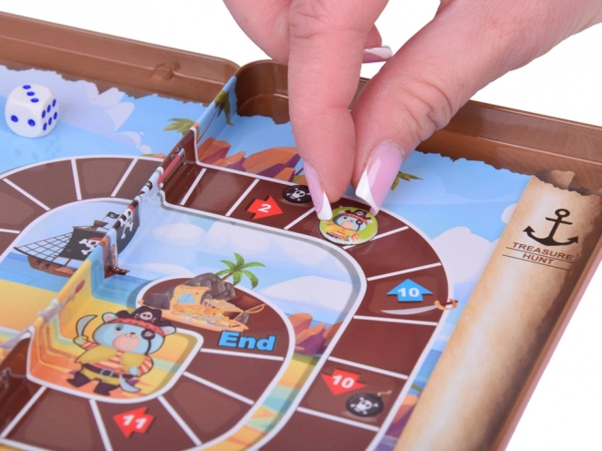 Magnetisch spel Schatzoeken Piraten