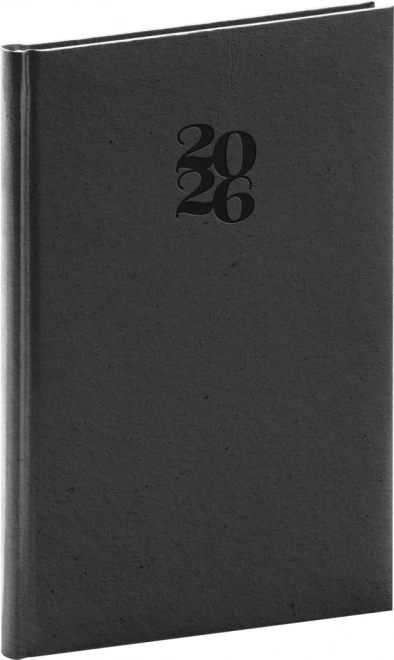 Weekagenda Essenza 2026 in koffiekleur 15 x 21 cm