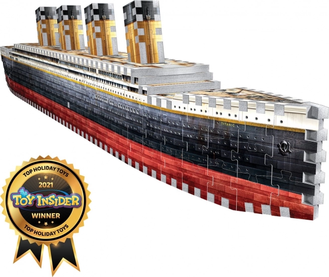 3D puzzel Titanic van Wrebbit, 440 stukjes